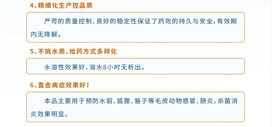 貂狐貉感冒、消炎杀菌、乳房炎药厂家-青岛康地恩-4