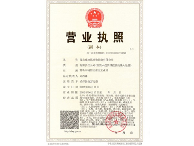 营业执照副本
