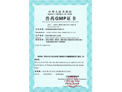兽药GMP证